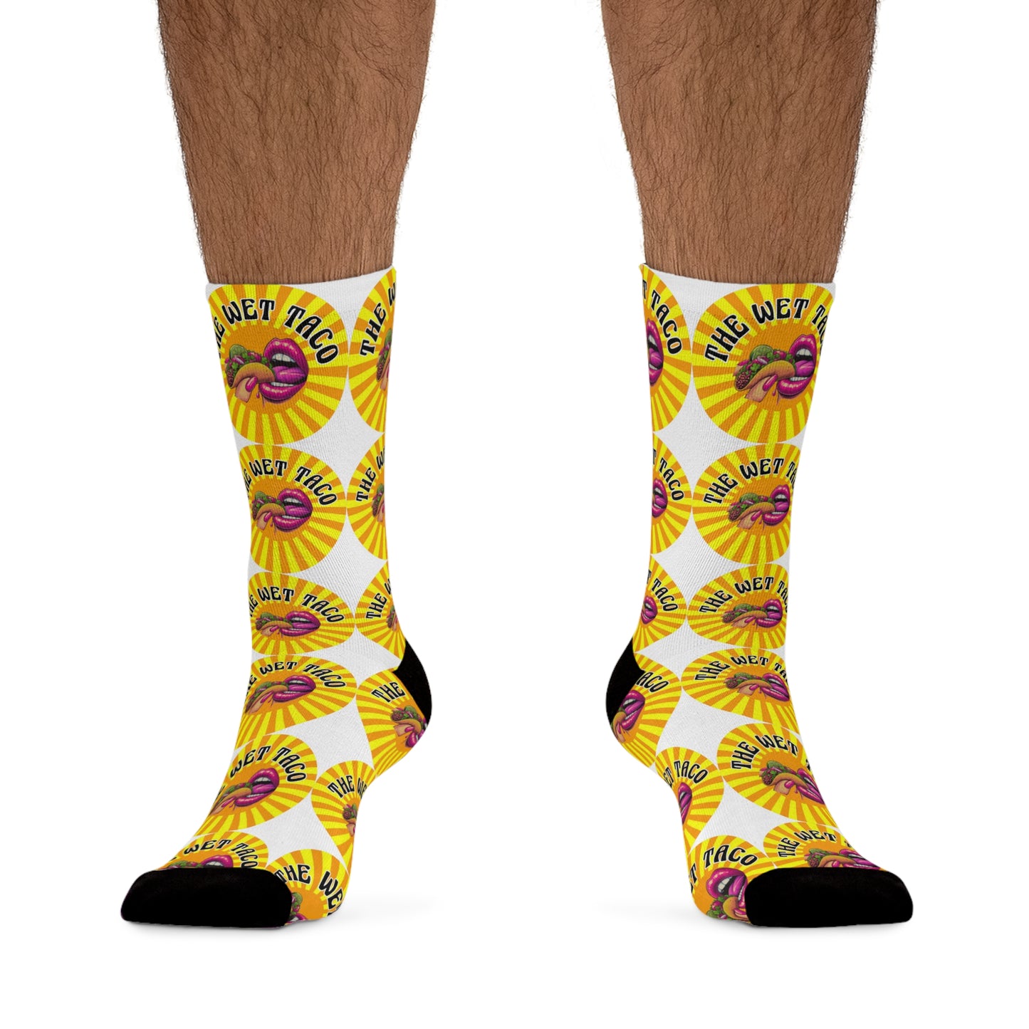 Fun Taco-Themed, Colorful Socks