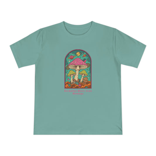 Mushroom Garden T-Shirt — Retro Psychedelic Fungi Graphic Tee