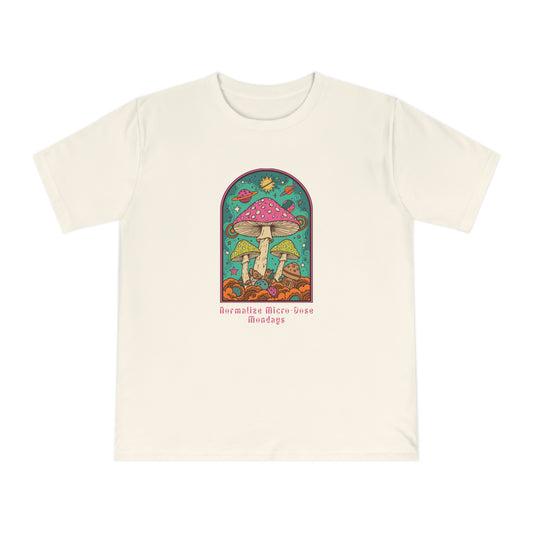Mushroom Garden T-Shirt — Retro Psychedelic Fungi Graphic Tee