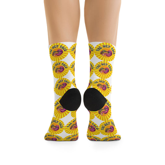 Fun Taco-Themed, Colorful Socks