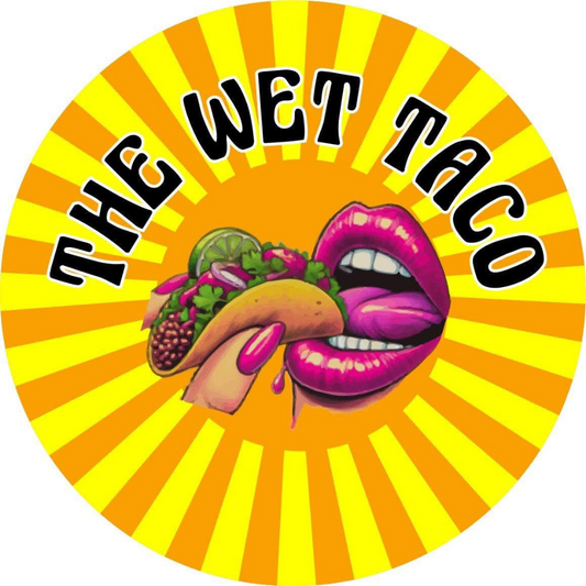 The Wet Taco Logo Sticker