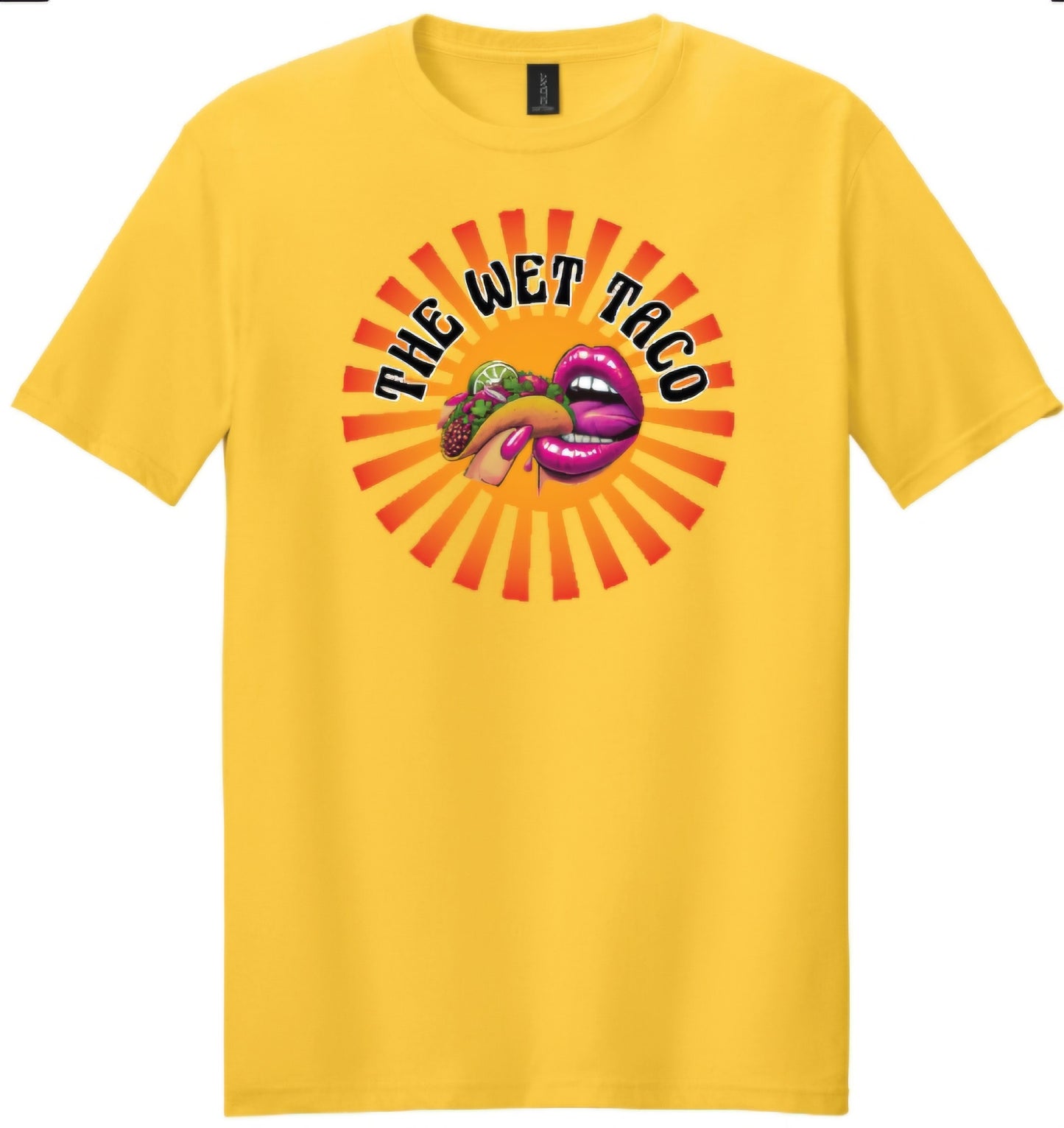 Logo Yellow T-shirt The Wet Taco